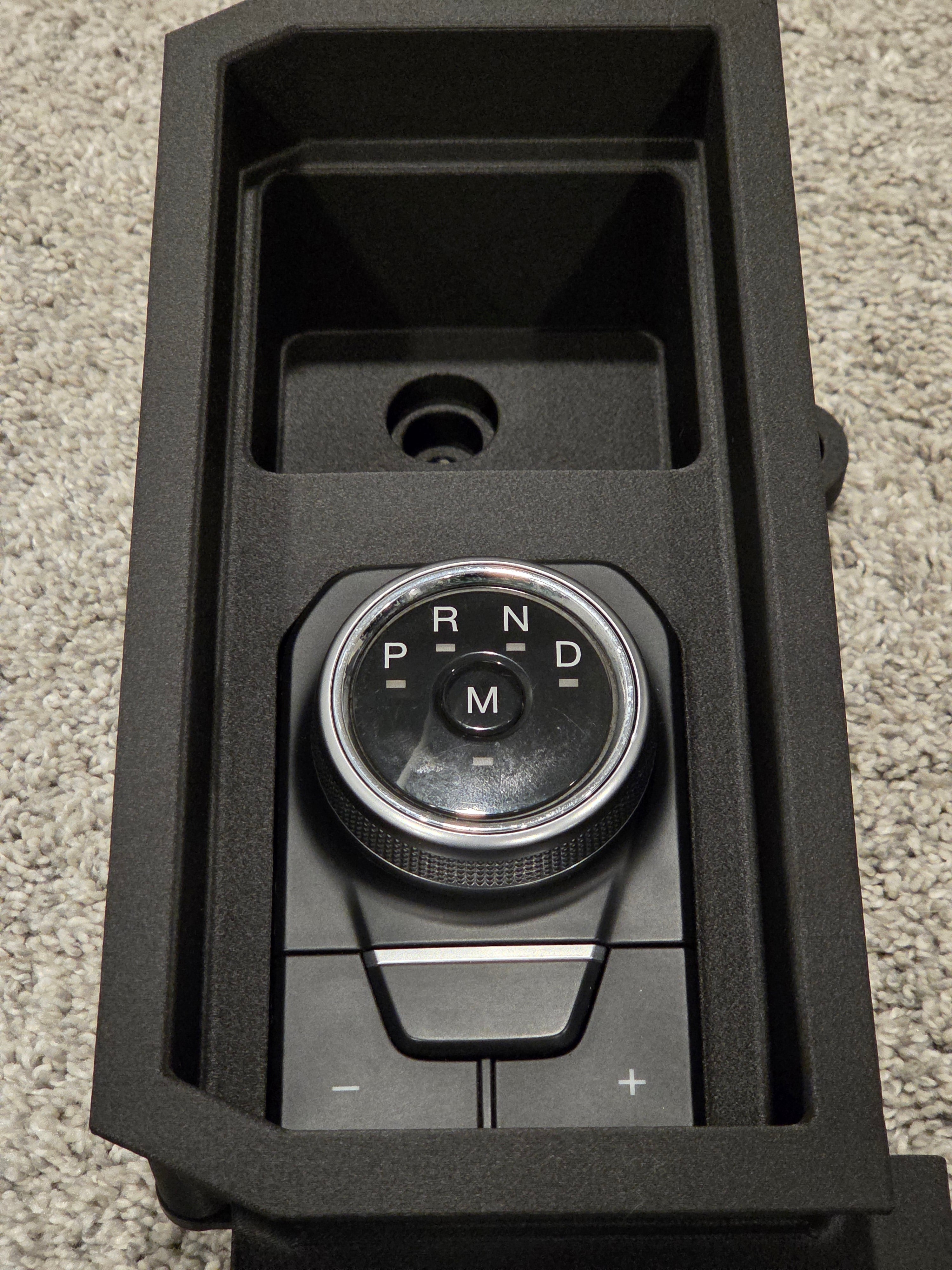 Ford F150 (2021-2023) to Expedition Rotary Shifter Conversion - Shift Lever Delete with Cubby