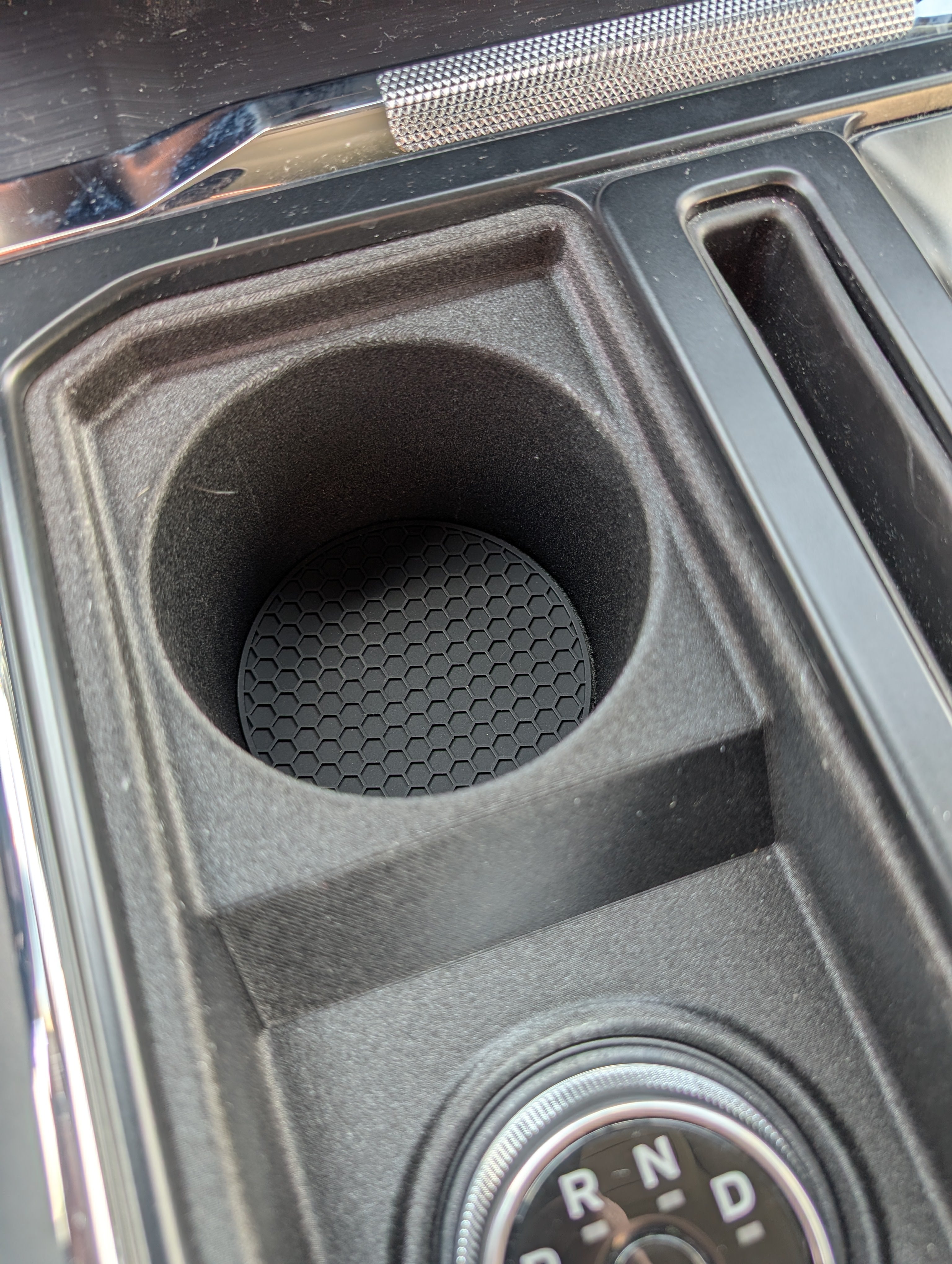 2022+ Ford F-150 Lightning Rotary Shifter Conversion - Shift Lever Delete - With Cup Holder and Liner