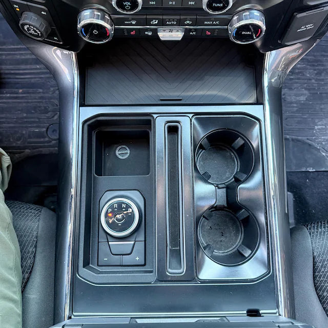 Ford F150 (2021-2023) to Expedition Rotary Shifter Conversion - Shift Lever Delete with Cubby